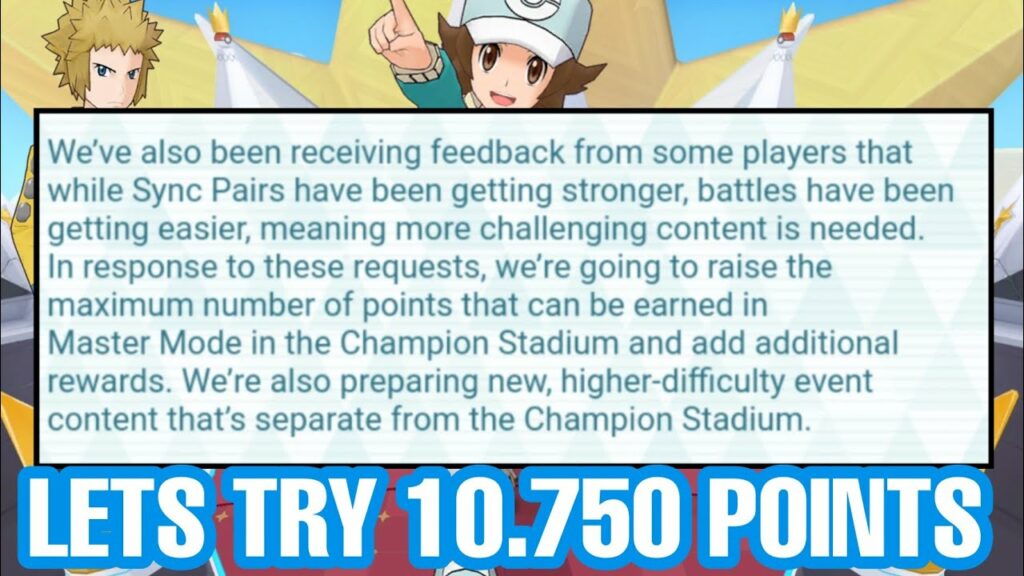 10,750 points Master Mode Champion Stadium Unova November 2021 Pokemon Masters EX