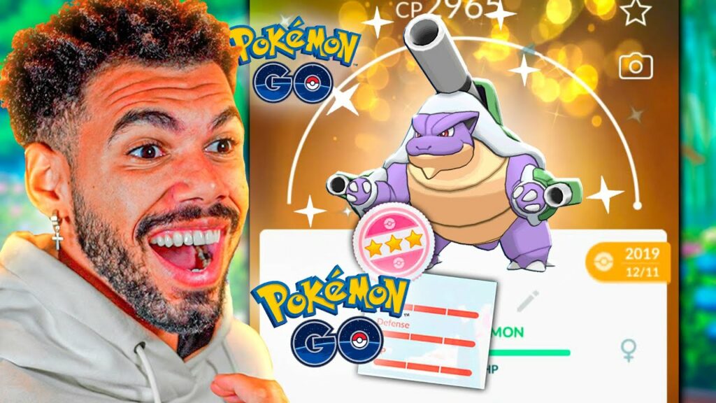 MEGA BLASTOISE SHINY FINALMENTE DEU CERTO - POKEMON GO | Cris |