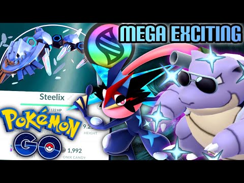 *NEW MEGA* & Shiny Water Event in Pokemon GO // Mega Steelix, Mega Swampert, Primal Kyogre & more