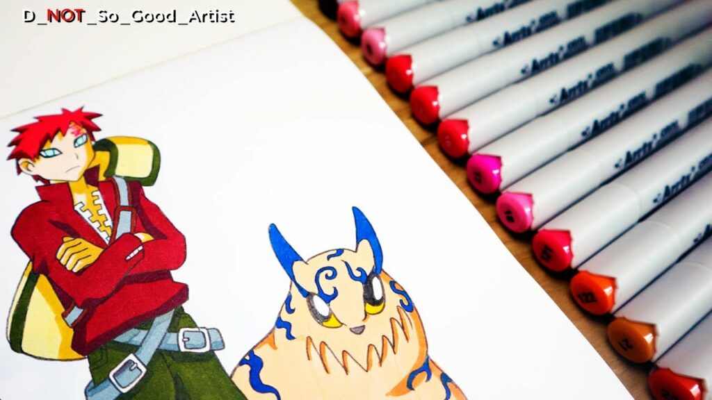 Drawing the Jinchurikis As Pokemon Masters + Arrtx OROS Brush Markers & Sketch Pad Unboxing & Review