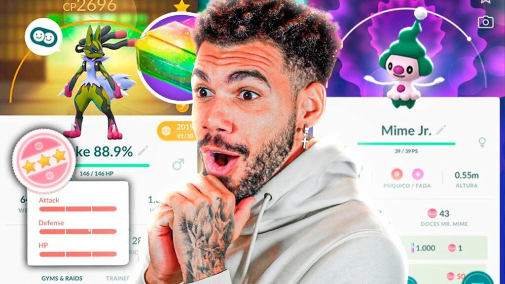 GARANTA LUCARIO SHINY NO PROXIMO & MINE.JR SHINY - POKEMON GO | Cris |