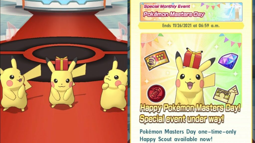 Pokemon Masters Ex - Pokemon Day Scout Pair Pull 25 Gems ONLY!