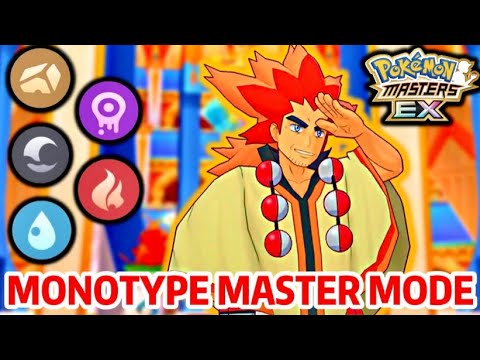 7500 Points Champion Stadium! Monotype Unova Challenge Master Mode! | Pokemon Masters EX