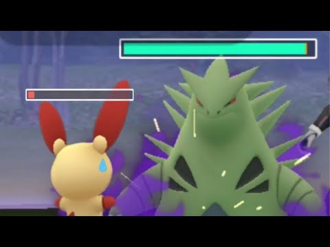 Can 996 CP Plusle beat 14,085 CP Tyranitar? (Pokemon Go)