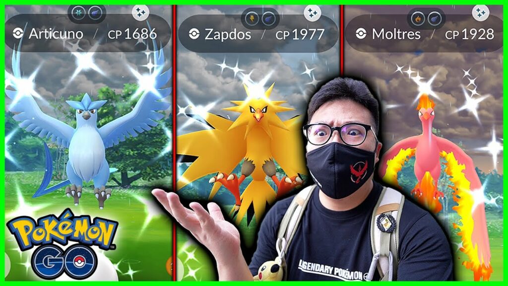What is Going On??? All Shiny Legendary Birds in 20 Raids in Pokemon GO