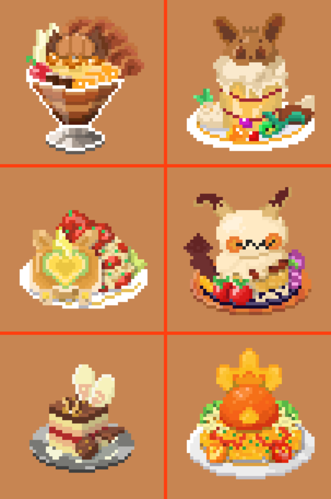 Pokemon Cafe Mix Foods In Pixel Art!