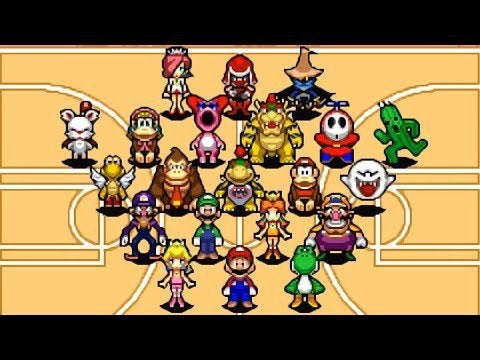 Who else has this under-appreciated banger of a menu theme burned into their head from childhood? Mario Hoops 3-on-3 was so rad
