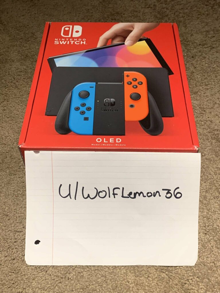 Free Giveaway! OLED Switch and 4 games! - International
