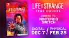 Life is Strange True Colors will be available on the Nintendo Switch eShop on December 7 2021 and for physical purchase on February 25 2022.