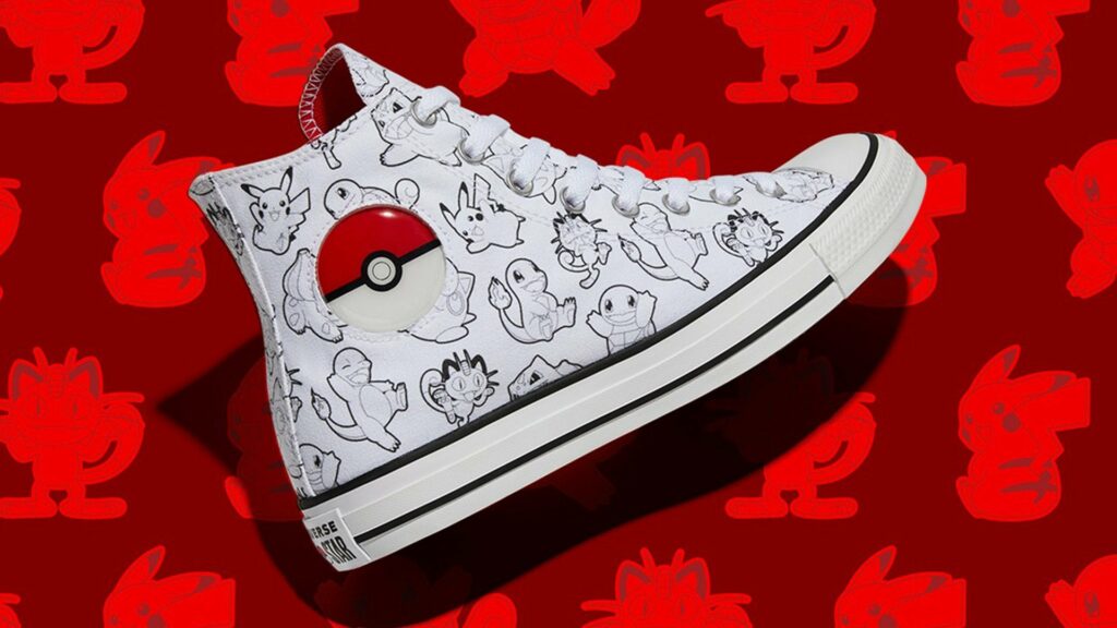 Converse x Pokémon for a 25th Anniversary Footwear and Apparel Collection