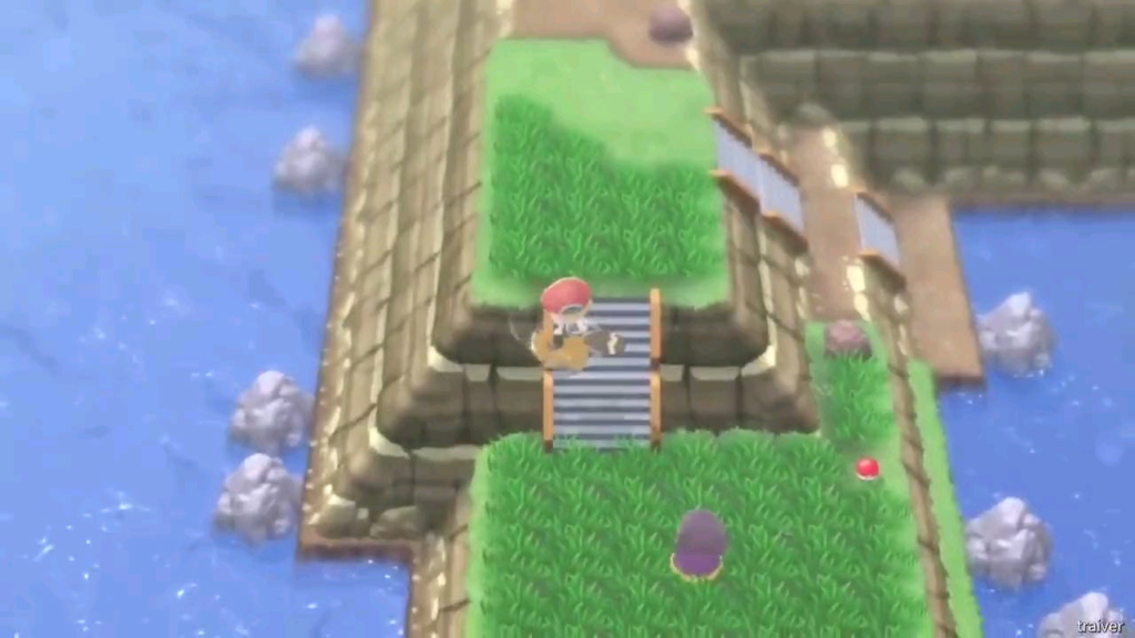 Pokemon:BDSP Surf Glitch and encounter with Shaymin