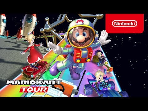 Mario Kart Tour - Space Tour Trailer