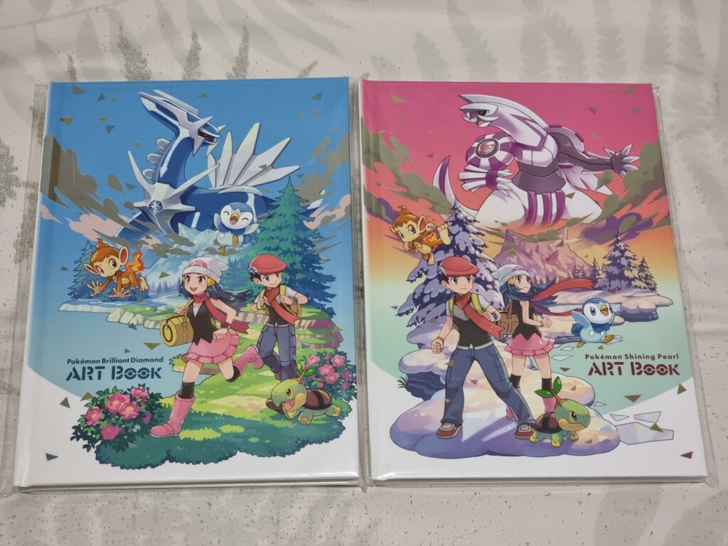 Limited Edition Pokémon BDSP artbooks from the Pokémon Center! (Only available in Japan and Singapore)