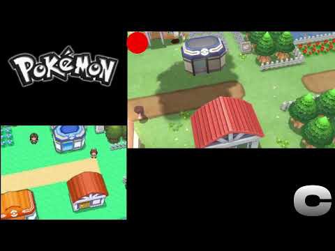 Pokemon Diamond - Brilliant Diamond (OP comparison)
