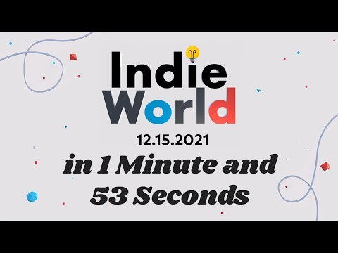 Indie World Showcase in 1 Minute & 53 Seconds [TL;DW]