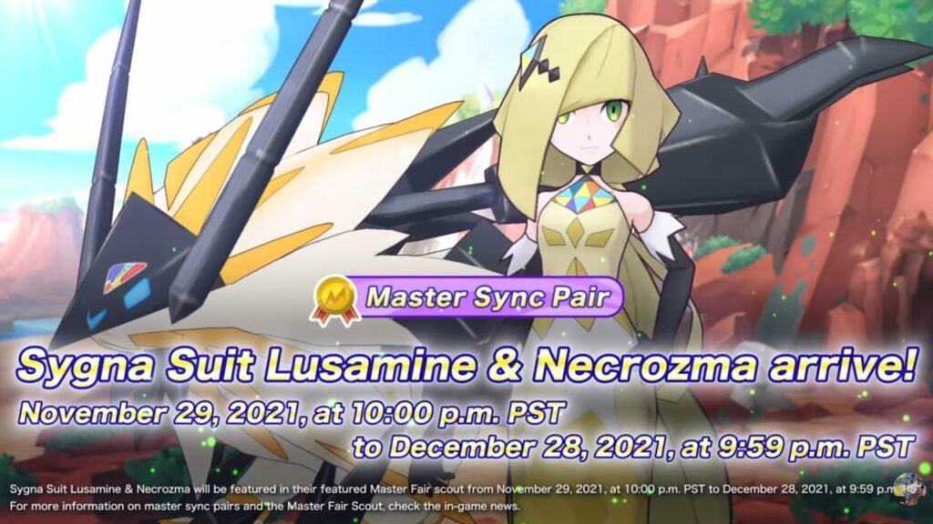 Pokemon Masters EX: SS Lusamine & Ultra Necrozma Stats & Moveset Preview