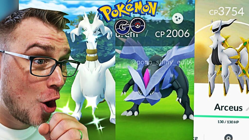 ARCEUS, SHINY KYUREM, SHINY RESHIRAM W POKEMON GO ! (SEZON DZIEDZICTWA)