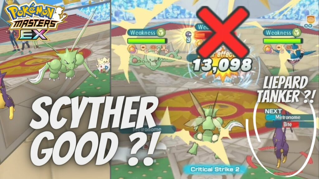 Eggmon Showcase - Striker Scyther | Champion Stadium: Bug Weak 1500 Pts | Pokemon Masters