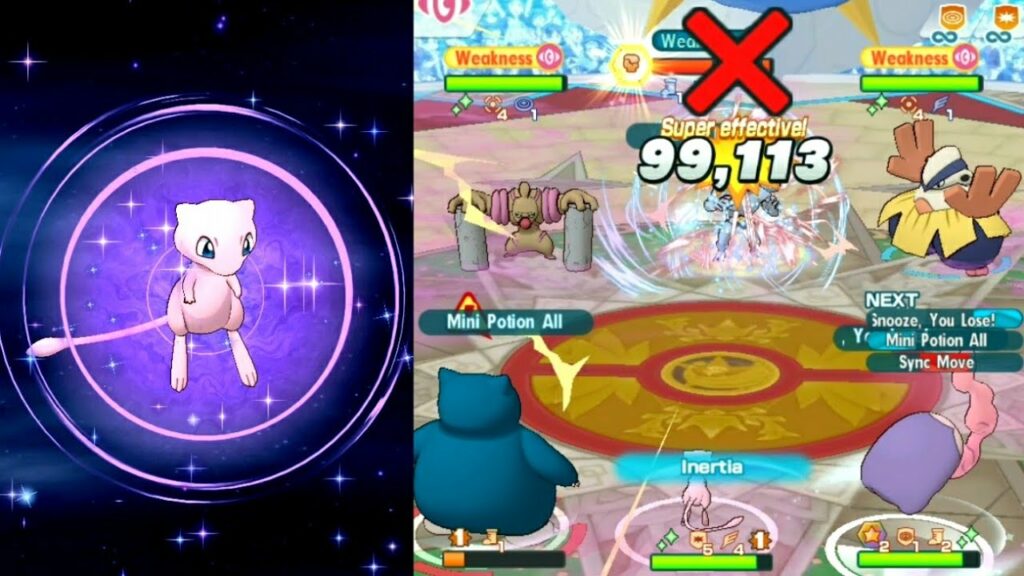 99k Pre-Sync - Mew Sync Nuke VS Bruno 2k Points - Pokemon Masters EX 2.15.0