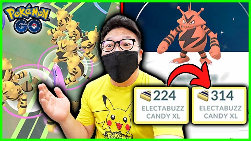 I Gained 90 Candy XLs During Electabuzz Spotlight Hour in Pokemon GO