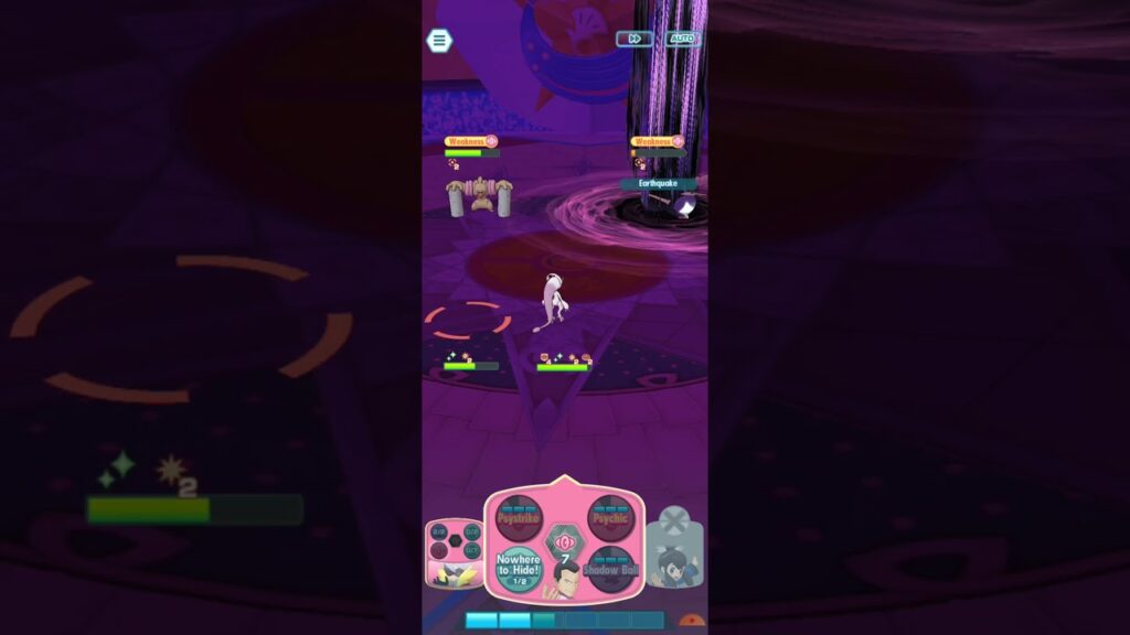 Unbound Psychic Team VS Elite Fighting Master!! Pokemon Masters EX #shorts