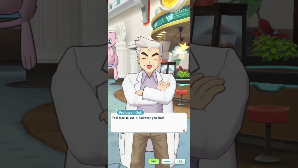 Pokemon Masters EX - Being gifted by Professor Oak !! But...