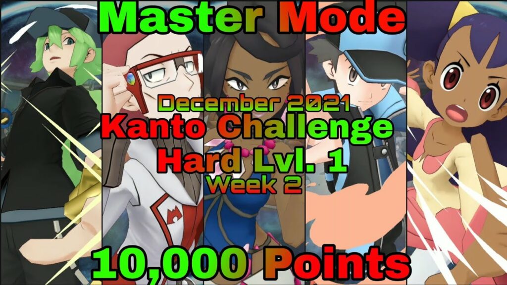 Pokemon Masters EX | Kanto Champion Stadium | Master Mode 10,000 Mode | Week 2