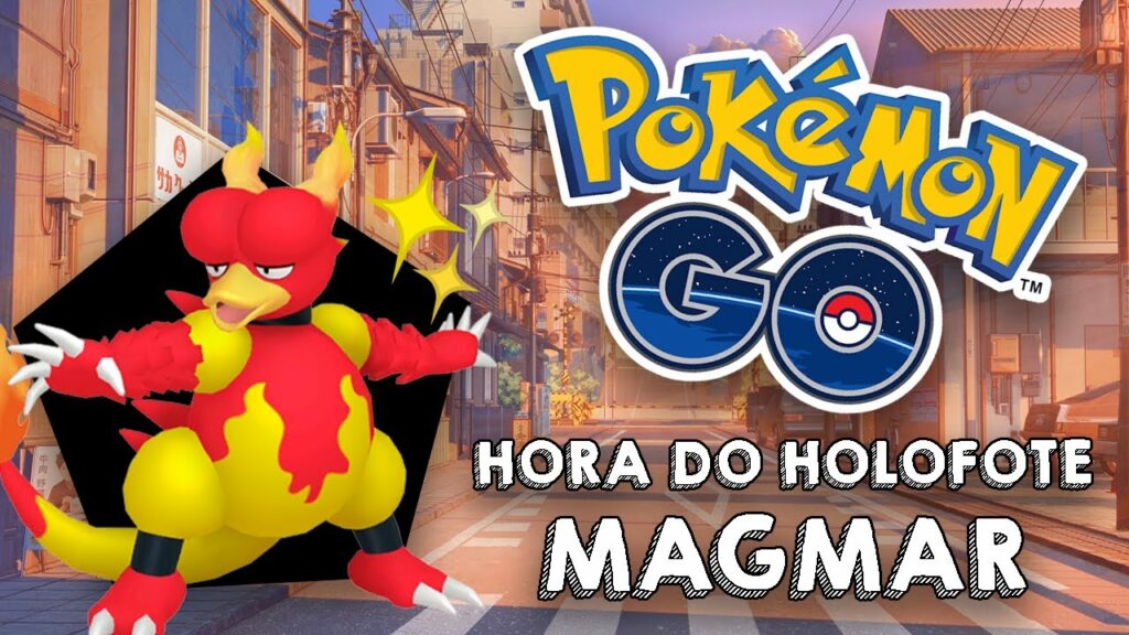 MAGMAR EM EVENTO LIMITADO DA HORA DO HOLOFOTE  -  POKEMON GO/POKEMOD