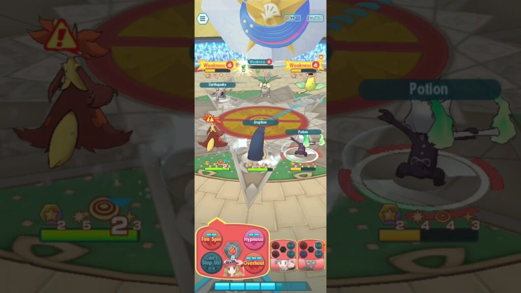 Hypnotic Blaze Team VS League Champion! Pokemon Masters EX #shorts