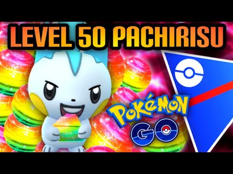 100% Level 50 Pachirisu in GO Battle League Holiday Cup for Pokemon GO // *UNSTOPPABLE*