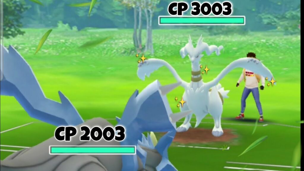 Shiny reshiram vs Kyurem pokemon go.