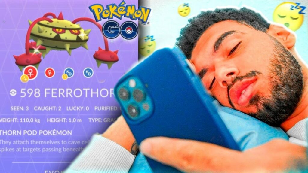PEGUEI UM SHINY RARO ENQUANTO DORMIA - POKEMON GO | Cris |