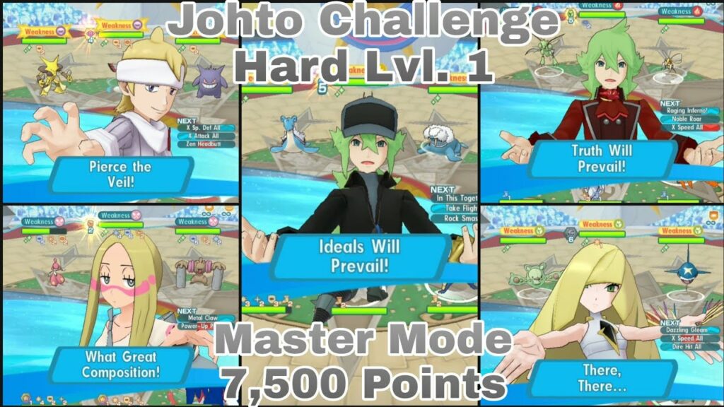 Pokemon Masters EX | Johto Champion Stadium | Master Mode 7,500 Points | S4 W4