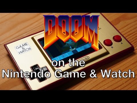 DOOM on the Nintendo Game and Watch