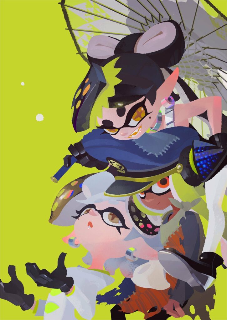 Happy Holidays from the Splatoon 3 development team!