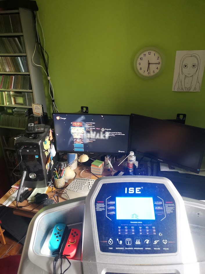 Playing the Switch while running on a treadmill is life-changing. You should consider it!