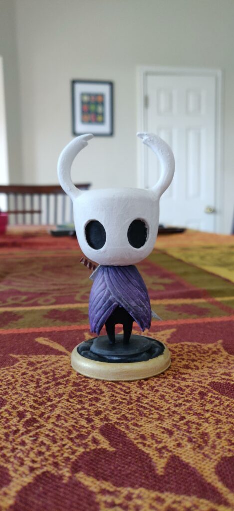 Hoping Silk Song will be announced at the Game Awards this Thursday, made a Knight Amiibo from Hollow Knight. What are you hoping will be announced?