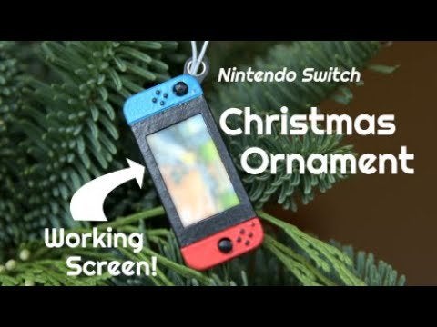 DIY Nintendo Switch ornament with a working screen