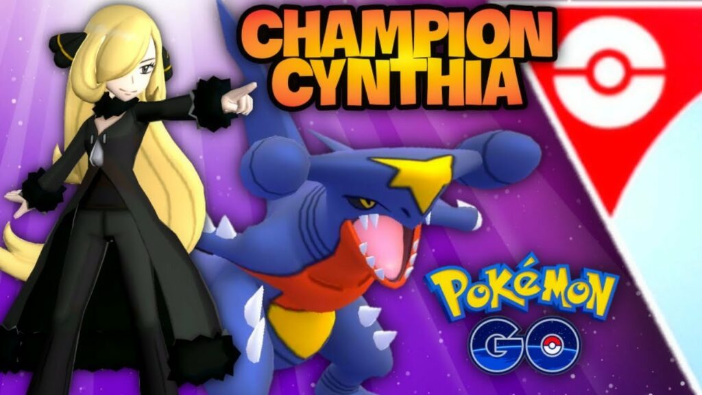 GO Battle League Cynthia Team in Pokemon GO // Garchomp, Roserade, Eelektross, Glaceon & Togekiss