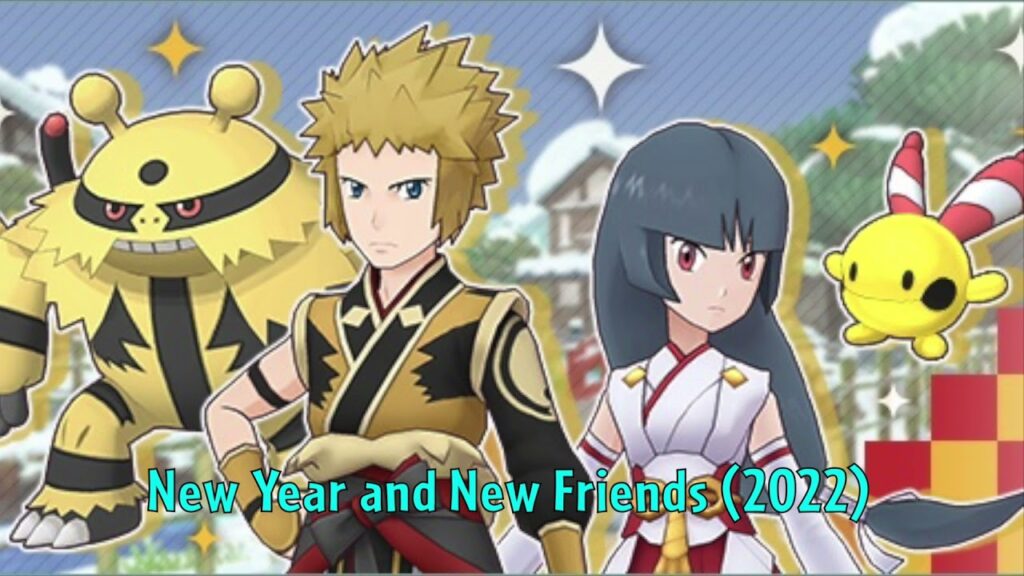 New Years and New Friends Event 2022 & Scout Theme (Pokemon Masters EX)