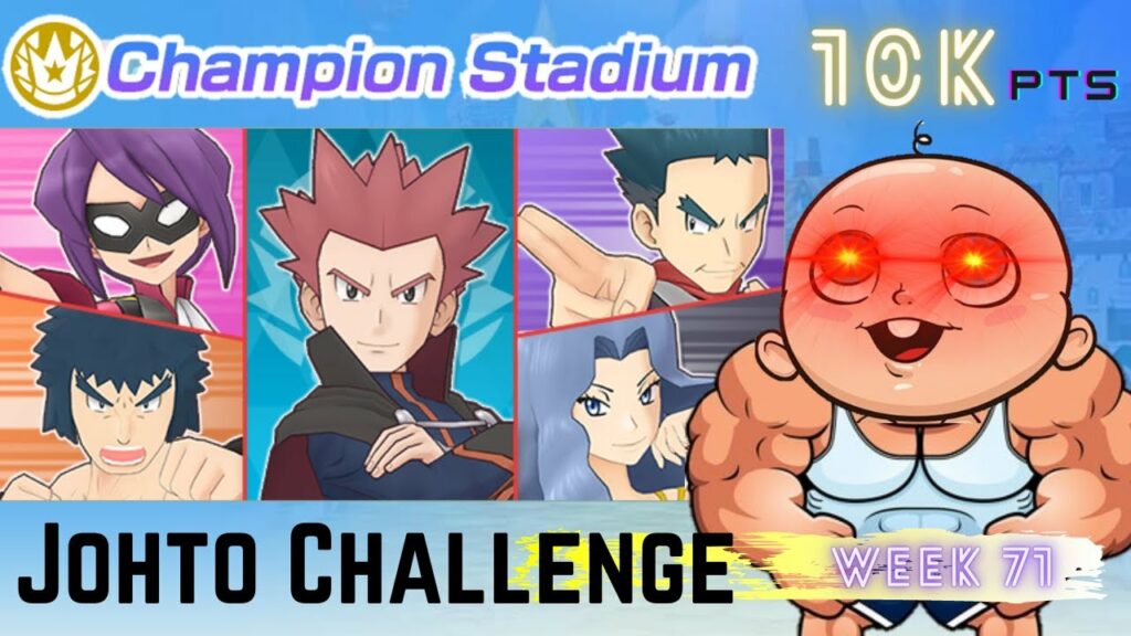10000 Points F2P Run | Week 71 Champion Stadium: Johto Challenge | Pokemon Masters EX