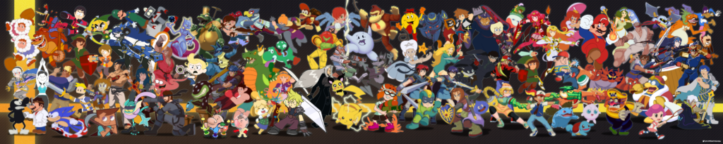 I spent the past year drawing every Super Smash Bros. Ultimate character in the style of their most "fitting" cartoon.