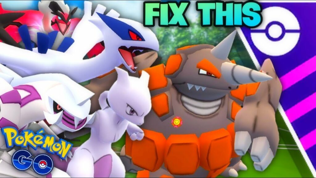 GO Battle League competitive scene currently obsolete in Pokemon GO // Level 51 Rhyperior & Mewtwo