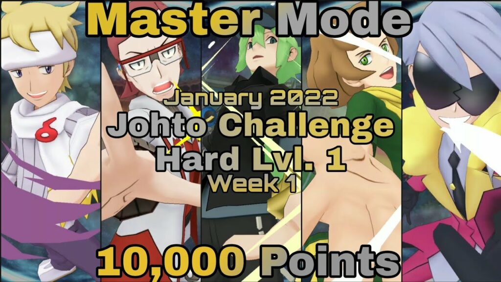 Pokemon Masters EX | Johto Champion Stadium | Master Mode 10,000 Points | Week 1