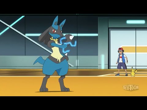 Volkner Is Impressed Of Ash's Lucario [ENGLISH DUBBED] || Pokemon Master Journeys.