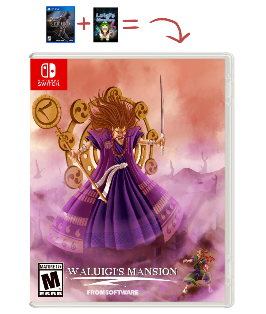 Concept art of Luigi's Mansion if it got the Dark Souls treatment.