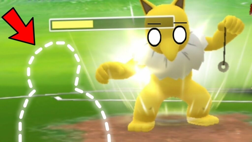 When you use an INVISIBLE Pokemon in Pokemon Go!