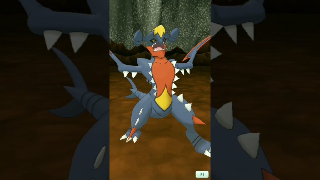 Pokemon Masters EX - Movimiento Compi de Cintia y Garchomp