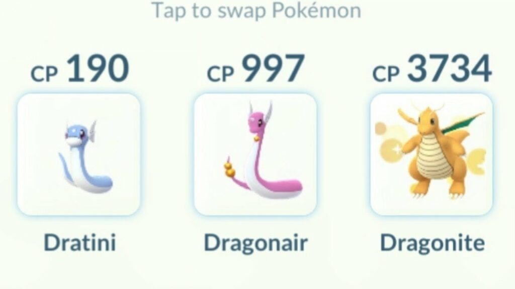 Pokemon Go but I can only use Dratini Evolution Line!