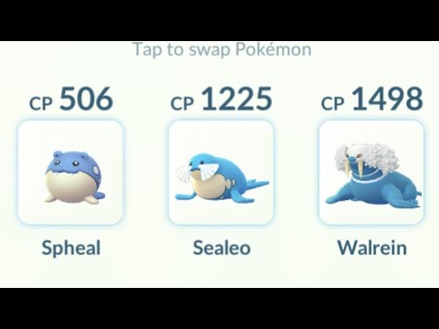Pokemon Go but I can only use Spheal Evolution Line!